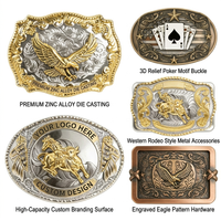 Boucle de ceinture de rodéo western antique en métal personnalisée, robuste, en alliage de zinc gaufré, vente en gros, fabrication OEM sous contrat en usine