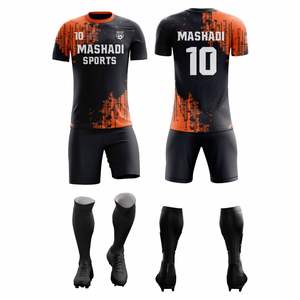 Uniformes de Fútbol Deportivos al por Mayor con Diseños Personalizados, Impresión por Sublimación de Alta Calidad, Ropa Deportiva Transpirable para Clubes de Fútbol - Product Image 1