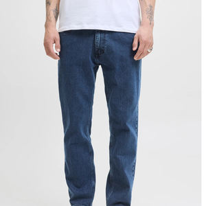 Jeans de Mezclilla con Logotipo Personalizado para Hombre, Corte Holgado, Estilo Urbano, Jeans de Motociclista, Pantalones Anchos, Rectos, Novedades, Tallas Grandes - Product Image 4