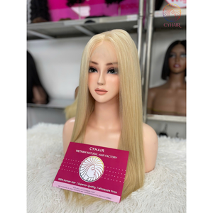 Peluca de encaje HD transparente recta de calidad superior más vendida con peluca recta de cabello humano crudo vietnamita donante - Product Image 4