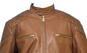 Chaqueta Bomber de Piel de Oveja Genuina de Alta Calidad para Hombre, Ecológica, Talla Grande, Cierre de Cremallera, Transpirable e Impermeable, para Primavera - Product Image 5