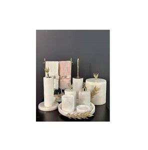 Ensemble d'accessoires de salle de bain en pierre de marbre et articles de grande taille et Offre Spéciale de taille quotidienne et personnalisée pour la salle de bain - Product Image 6