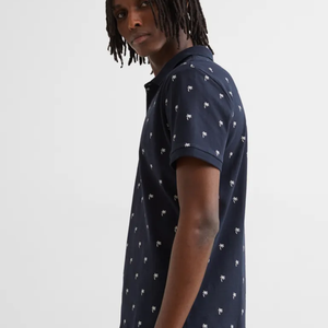 Ropa informal de verano para hombre, camisetas de manga corta para Polo en colores contrastantes, tela de rizo de algodón 100%, ropa nueva - Product Image 4