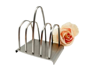 Ustensiles de cuisine Organisateur de nourriture Porte-pain en aluminium poli brillant Porte-pain Toast Nouvelle arrivée Porte-pain en métal - Product Image 1