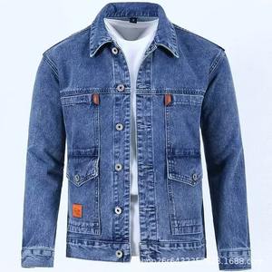Premium 100% coton Denim hommes vestes nouveau respirant chaud hiver jean homme vestes personnaliser élégant lavé veste pour hommes - Product Image 6