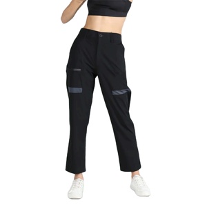 กางเกงคาร์โก้แฟชั่นสำหรับผู้หญิงดีไซน์สบายๆและมีกระเป๋าหลายใบเหมาะสำหรับสวมใส่สบายและสำรวจกลางแจ้ง - Product Image 1