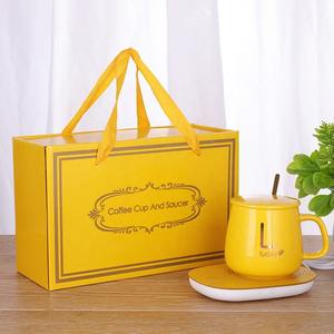 Ensemble cadeau <span class=keywords><strong>de</strong></span> bureau à domicile USB, <span class=keywords><strong>chauffe</strong></span>-tasse électrique intelligent, <span class=keywords><strong>chauffe</strong></span>-tasse en céramique thermostatique pour eau et café - Product Image 2