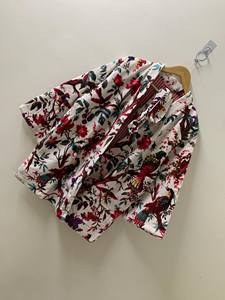 Kimono japonais Cardigan court Kimono en velours fait à la main Robe du matin Robe courte Veste d'hiver - Product Image 2