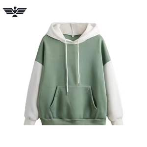 2025 superventas de las mujeres de color personalizado bloque largo pulóver con capucha estilo callejero diseño de punto temporada de invierno 100% algodón adulto - Product Image 5