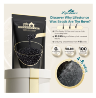 Fournitures de cire capillaire en perles personnalisées en vrac à marque privée, prix raisonnable, végétaliennes et hypoallergéniques pour le soin du visage et du corps