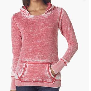 Léger meilleure vente tenue décontracté femmes lavage à l'acide sweat à capuche High Street Style personnalisé lavage à l'acide sweats à capuche pour les femmes - Product Image 1