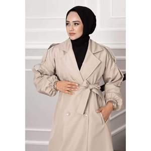 Gabardina abotonada con Charretera de hombro Stone - Product Image 3