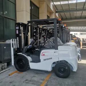 3 ton Forklift Diesel hifounce diskon besar Diesel Forlift 6 truk tiang membaling-baling konfigurasi disesuaikan