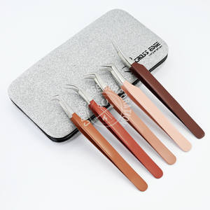Hot Selling Fiber Tip Eyelash Extension Tweezer Nano Fiber Boot Volume Straight Isolation Lash Supply <b>Tool</b> - Product Image 1