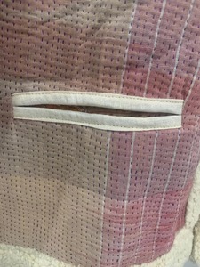 Chaqueta de retazos de piel sintética cosida a mano, abrigo de algodón Kantha, chaqueta de piel Kantha, forro interior de piel, abrigo de algodón para mujer - Product Image 3