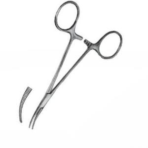 Top meilleure qualité Halstead pince hémostatique délicate 15cm incurvée prix de vente entier Instruments chirurgicaux en acier inoxydable personnalisés - Product Image 3