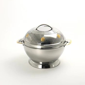 Casserole en acier de qualité supérieure avec un beau couvercle unique servant un réchauffeur de nourriture pour les restaurants d'hôtel à la maison - Product Image 2