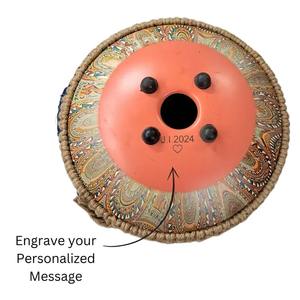 Suministro directo de fábrica Mandala Steel Tongue Drum para meditación o yoga y terapia de sonido disponible a precio de fábrica desde India - Product Image 6