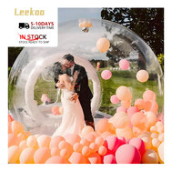 Ballons de fête pour enfants Maison amusante Igloo géant en cristal gonflable transparent Tente à bulles Maison à bulles gonflable transparente