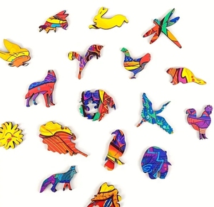 צבע קסום שינוי פאזל חתול עץ ייחודי צורה לא סדירה בקושי גבוהה משחק מוח עם משפחה - Product Image 6