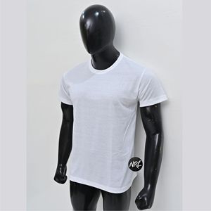 เสื้อยืดคอตตอนผู้ชายไซส์ใหญ่ แบบขายส่ง OEM สีพื้น แขนสั้น คอกลม สไตล์ลำลอง พร้อมพิมพ์ลายด้านหน้า รับออกแบบตามสั่ง - Product Image 5