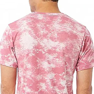T-shirt surdimensionné à col rond pour homme, tie-dye personnalisé, 210 g, 100 % coton, respirant, streetwear, décontracté, t-shirt uni - Product Image 6