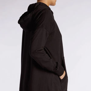 OEM mujer modesta ropa islámica señoras cremallera mujeres sudaderas con capucha estilo simple con capucha otoño moda sudadera para niñas - Product Image 4