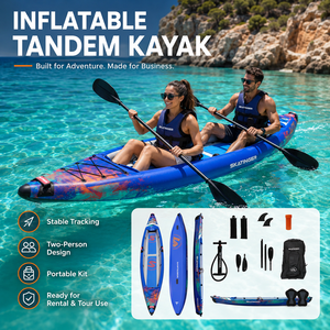 Professional Inflatable <strong>3</strong> <strong>Seater</strong> <strong>Kayak</strong> with Drop Stitch Floor and Carry Bag for Bulk Orders and Export Distribution - Product Image 4