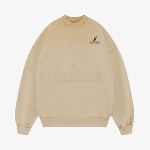 Sudadera con Lavado Ácido de Tacto Suave, Corte Holgado y Estilo Retro Urbano - Product Image 1