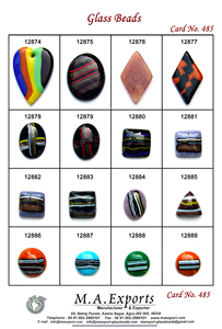 Magnifiques perles de verre plates multicolores au chalumeau en cristal emballage personnalisable de haute qualité bijoux de beaux dessins - Product Image 6