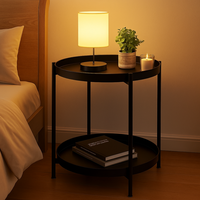 OEM&ODM 2-stufiger Metall-Beistelltisch mit Hebedeckel Multifunktional Beweglich Modernes Minimalistisches Design Wohnzimmer Schlafzimmer Binh Duong