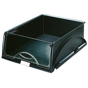 Bandeja para Cartas Extra Ancha de Poliestireno Leitz Sorty, DIN A4 y DIN C4, Color Negro - Product Image 1