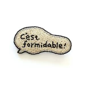 Broches en fil métallique de lingot de nouvelle conception de meilleure qualité Broches en gros perlées à bas prix belle broche de vêtements de mode #007481025 - Product Image 6