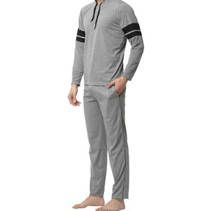 Chándales de lana ligeros y transpirables personalizados para hombre, cremallera completa sostenible, talla XL, logotipo impreso, estilo deportivo - Product Image 3