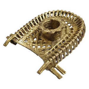 Candelabro de hierro hecho a mano Dhokra Dokra para bodas y decoración del hogar - Product Image 2