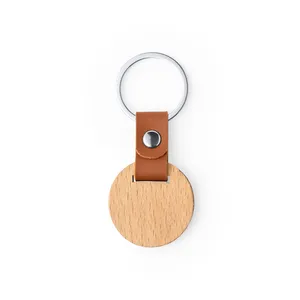 Portachiavi in Legno Personalizzati Mappets, Gadget Unici in Legno per Chiavi - Product Image 1