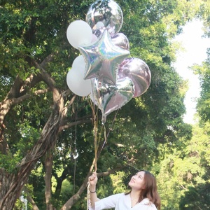 Ballons en aluminium en forme d'étoile de 18 pouces, certifiés CE, gonflables à l'hélium, pour mariage, anniversaire, décoration de fête - Vente chaude - Product Image 5
