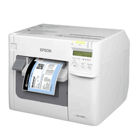 Imprimante d'étiquettes de bureau à jet d'encre ColorWorks C3500 - Garantie 1 an - Coupeur automatique - Ethernet/USB - Vitesse d'impression couleur 103 mm/secondes