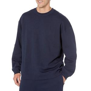 Best Selling Stylish Long Sleeve Round Neck Shoulder Slope Solid Color Comfortable Plus Size Men's Sweatshirt From Bangladesh - Product Image 5