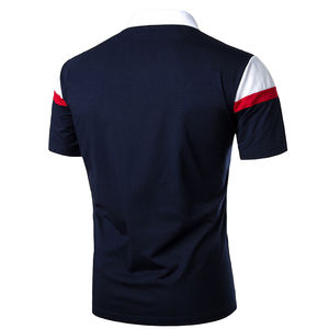 Logotipo bordado personalizado ropa de verano Polo color completo camisetas 100% algodón manga corta en blanco liso camisetas para hombres - Product Image 3