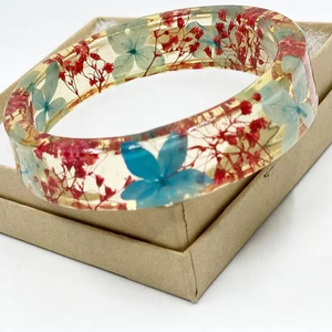 GENERACIÓN de joyería fina, pulseras y brazaletes finos, cadena fina y pulseras de eslabones, brazalete de flores de resina acrílica, joyería para - Product Image 1