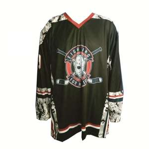 Maillot de hockey sur glace sublimé de qualité supérieure, designs personnalisés, logos et meilleurs matériaux personnalisés, prix de gros bon marché au Pakistan - Product Image 3