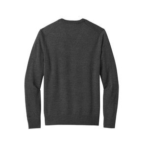 Pull-over en coton vintage décontracté à col en V à manches longues de couleur unie pour homme Printemps Automne - Product Image 2