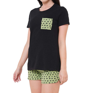 Camiseta de ajuste regular estampada de conjunto doble para mujer al mejor precio, corta, transpirable, ecológica, reversible, colección de invierno, logotipo personalizado - Product Image 3