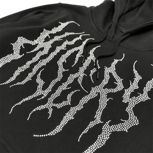Vente en gros OEM Logo personnalisé Hommes Sweatshirts à capuche surdimensionnés Marron Demi-fermeture éclair Casual 3D Digital Puff Printing Anti-Shrink 6XL - Product Image 5