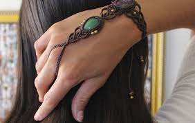 Pulsera de Piedras Preciosas con Estilo Vintage HOC, de 15 a 22 mm, Chapada en Oro, con Hilo Personalizado, Ideal para Regalo - Product Image 6