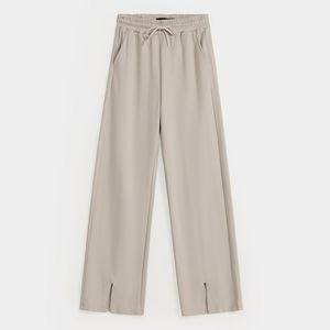 Pantalón Casual de Mujer de Alta Calidad, Corte Regular, Cintura Media, con Bolsillos, Frente Plano de Lona, Largo, OEM ODM - Product Image 4