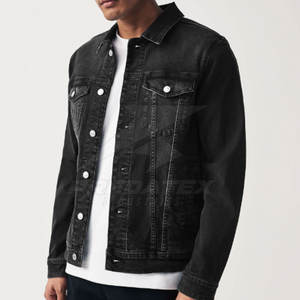 Veste d'hiver en jean respirant en coton dernière conception veste à bas prix de haute qualité - Product Image 1