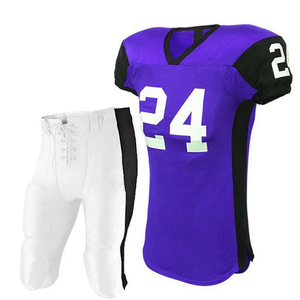 Conjunto de Uniforme de Fútbol Americano Unisex de Poliéster de Alta Calidad, Transpirable, de Secado Rápido, con Logotipo Personalizado Sublimado, Tallas Grandes - Product Image 3