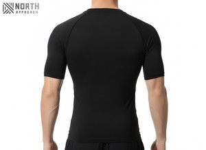 T-shirt pour homme en coton 100% de haute qualité, surdimensionné, lourd, à épaules tombantes, à manches courtes, imprimé, motif jersey - Product Image 2